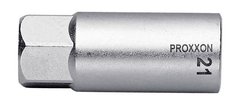 Nasadka do świec zapłonowych 1/2'' (12.5 mm) Proxxon Industrial 23 444, zewnętrzny sześciokąt, 21 mm