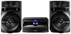 Miniwieża Panasonic SC-UX104EG-K z radiem CD i DAB+, kolor czarny Miniwieża Panasonic SC-UX104EG-K  czarny