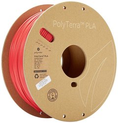 Filament do drukarek 3D PLA Polymaker 70826, Średnica filamentu: 1.75 mm, 1000 g, czerwony (matowy)