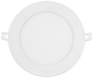 Oprawa wpuszczana LED LE MANS okrągła biała 12W 170x32 mm 3000/4000/6000K IP44 ściemnialna Oświetlenie wewnętrzne LED Heitronic Le Mans 501376  12 W