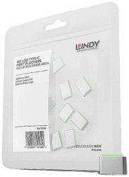 Lindy 40438 Blok interfejsu USB Type-C Zielony 10 szt. LINDY 40438