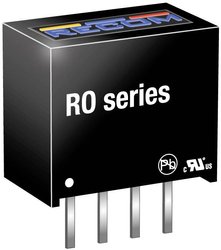 Przetwornica DC/DC, do PCB RECOM RO-0505S RO-0505S, SIP-4, 1 W, 5, 200 mA, 1 szt.