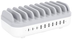 Manhattan  10-Port USB Power Delivery 120 W  System zarządzania ładowaniem  Stacja