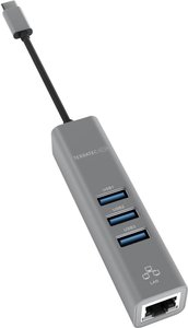 Hub Multiport USB-C® USB 3.2 Gen 2 (USB 3.0) Terratec CONNECT C2   szary