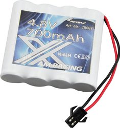 Pakiet akumulatorów (NiMH) 4.8 V 700 mAh  Amewi Stick Gniazdo Micro-Car