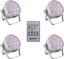 Oświetlenie LED PAR Cameo ROOT PAR 4 WH SET 1, 4.9 kg, N/A