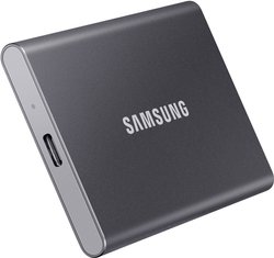 Samsung Portable T7 500 GB Dysk zewnętrzny SSD USB 3.2 Gen 2 szary PC/Mac MU-PC500T/WW