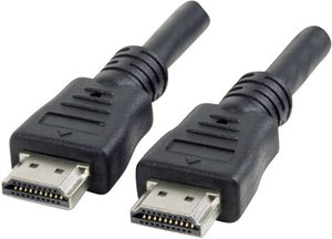 Kabel HDMI, złącze męskie HDMI na złącze męskie HDMI, czarny, 5 m Kabel HDMI Manhattan 306133-CG 306133-CG, 5.00 m