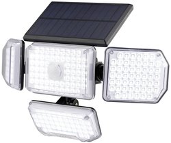 Lampa ścienna solarna z czujnikiem ruchu Sygonix SY-5626568, 1.265 W, 6500 K, IP44