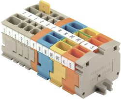 Terminal wielozaciskowy Weidmuller ZDUB 2.5-2/2AN/DM GE