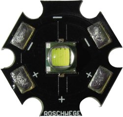 Moduł High Power LED, Star-W6000-10-00-00, Alu-Star LZ ML LED 6000K 10W