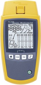 Tester PoE MicroScanner ™, zaprojektowany dla technika okablowania. Tester kabli Fluke Networks MS-POE 5018508