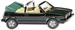 Model samochodu Wiking 0046 05 H0 Volkswagen Golf I Cabrio, ciemnozielony