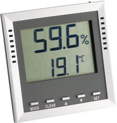 Termohigrometr do termohigrometru KLIMA GUARD 30.5010.54.K z certyfikatem kalibracji ISO  Termohigrometr TFA Dostmann 30.5010.54.K, -40 < do /> +70 °C, 1 < do /> 99 %