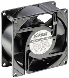 Wentylator osiowy X-Fan RAH9238S1, 230 V/AC, 66 m³/h, (D x S x W) 92 x 92 x 38 mm