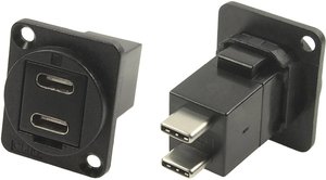 Adapter XLR USB-C™ na złącze USB-C™ Cliff CP30212MB, 1 szt.