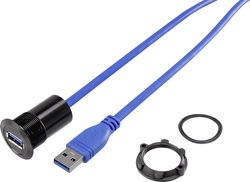 Złącze męskie USB TRU COMPONENTS USB-21, 1.50 m, 1 szt.