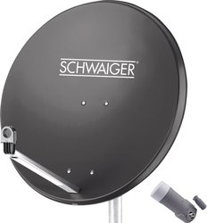 Schwaiger SPI9961SET1 Antena satelitarna bez odbiornika Ilość uczestników: 1 80 cm