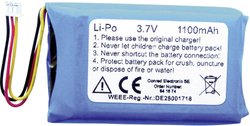 Akumulator specjalny 1Z-101-16, LiPo, 1100 mAh, 3.7 V, 1 szt.