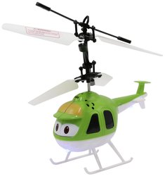 MINI HELIKOPTER NA PODCZERWIEŃ, ZIELONY Helikopter RC dla początkujących RtR