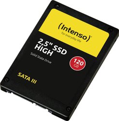 Dysk SSD wewnętrzny, 2,5'' (6,35 cm) 120 GB Intenso High Performance SATA 6 Gb/s Produkt nowy