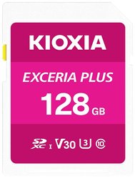 Karta pamięci SDXC Kioxia LNPL1M128GG4, 128 GB, UHS-I, v30 Video Speed Class, 100 MB/s / 65 MB/s