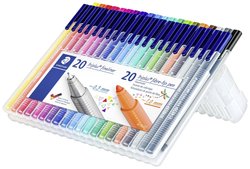 zestaw triplus® multi 34 STAEDTLER pudełko z 20 cienkopisami i 20 pisakami, różne Cienkopis Staedtler 34 SB40