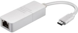 Karta sieciowa D-Link DUB-E130 Ethernet 1000 Mbps Adapter sieciowy D-Link DUB‑E130   USB-C®