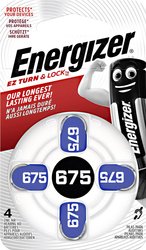 Bateria guzikowa Energizer ZA675, 1,4 V, zestaw, 4 szt.