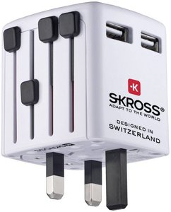 Ładowarka USB Skross World USB Charger 1.302330  2400 mA z adapterem brytyjskim