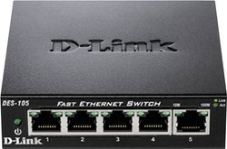 Switch D-Link DES-105, 5 Portów, 100 MBit/s