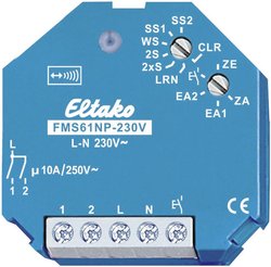 Element wykonawczy wielofunkcyjny Eltako FMS61NP, bezprzewodowy, podtynkowy, 868 MHz