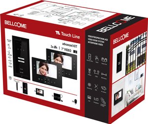 Wideodomofon Bellcome Advanced 7'' Video-Kit 2 Familie, kompletny zestaw