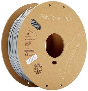 Filament do drukarek 3D PLA Polymaker 70824, Średnica filamentu: 1.75 mm, 1000 g, szary (matowy)