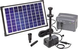 Fontanna ogrodowa solarna Napoli LED Esotec, 750 l/h, 2 m