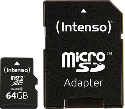 Karta pamięci microSDXC Intenso High Performance, 64 GB, Class 10