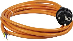 Kabel zasilający AS Schwabe 70909, H07BQ - F 3G 1,5 mm 230V, 16A, 3 m