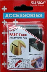 Taśma rzepowa do przyklejania na gorąco element z pętelkami i haczykami (D x S) 500 mm x 20 mm czarny FASTECH® 908-330 1 par(a)