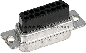 Listwa Pin żeńska D-SUB 09 67 050 4701 Harting Zawartość: 1 szt.