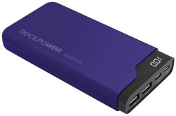 Powerbank RealPower PB-15000C 15000 mAh  Li-Ion USB, USB-C®