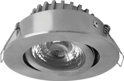 Lampa łazienkowa LED do wbudowania Megaman Rico MM76731 LED LED wbudowany na stałe 6.5 W stali szlachetnej (szczotkowanej) 350 lm