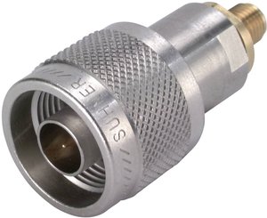 Adapter N Huber & Suhner 22660180, złącze żeńskie N - złącze żeńskie SMA, 1 szt.