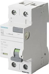 Wyłącznik różnicowoprądowy Siemens 5SV31116, 2 styki, 16 A, 0.01 A, 230 V