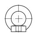 Nakrętki pierścieniowe M8 TOOLCRAFT 1061346 DIN 582 1 szt.