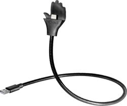 Kabel USB Maxtrack MH 1 L, USB 2.0, Złącze męskie USB-A, Złącze męskie Lightning, 0.50 m