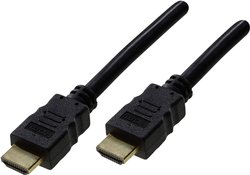 Kabel przyłączeniowy HDMI Schwaiger, złącze męskie HDMI/złącze męskie HDMI, High Speed, 0,7 m, czarny  Kabel HDMI Schwaiger HDM0070043 HDM0070043, pozłacane styki, HDMI 4K, 0.70 m