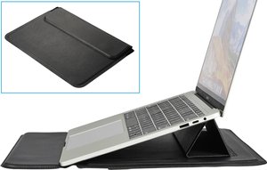 Renkforce  Futerał na laptopa    Pasujący do przekątnej: 40,6 cm (16'')   czarny  Zintegrowana podstawka pod laptopa  Etui, futerał na laptopa Renkforce, 40,6 cm (16'') , (S x W x G) 397 x 275 x 10 mm, czarny