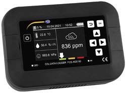 Miernik aerozolu PCE Instruments PCE-AQD 50 CO2, temperatura, wilgotność, Ciśnienie atmosferyczne