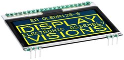 Wyświetlacz OLED DISPLAY VISIONS EAOLEDM128-6GGA    (S x W x G) 55 x 43 x 3.3 mm