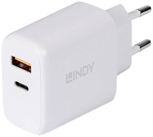 Ładowarka USB LINDY 30W USB Type A & C Charger 73424 30 W